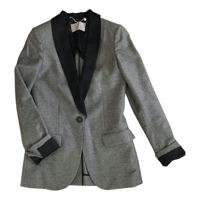 Pre-owned Mulberry Wool Blazer In Grey