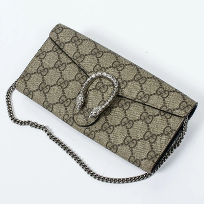 Pre-owned Gucci Beige Cotton Wallet