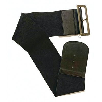 Pre-owned Maison Margiela Belt In Black