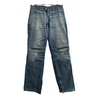 Pre-owned Daniele Alessandrini Blue Cotton Jeans