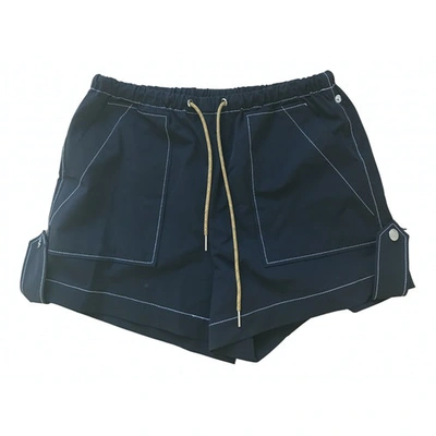 Pre-owned Ganni Shorts In Black