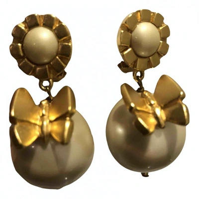 Pre-owned Lanvin Gold Gold Plated Earrings