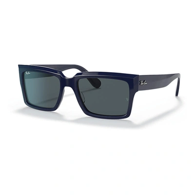 Ray Ban Inverness Sunglasses Blue Frame Blue Lenses 54-18
