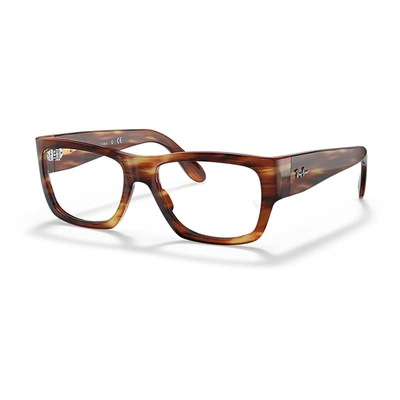Ray Ban Nomad Optics Eyeglasses Tortoise Frame Clear Lenses Polarized 54-17