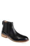 Thomas & Vine Men's Corbin Plain Toe Chelsea Boot In Black