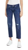 Rag & Bone Dre Low Rise Slim Boyfriend Jeans In Emory