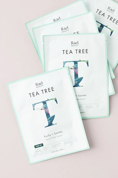 Rael Tea Tree Oil Mask 5 Pack Set In Mint