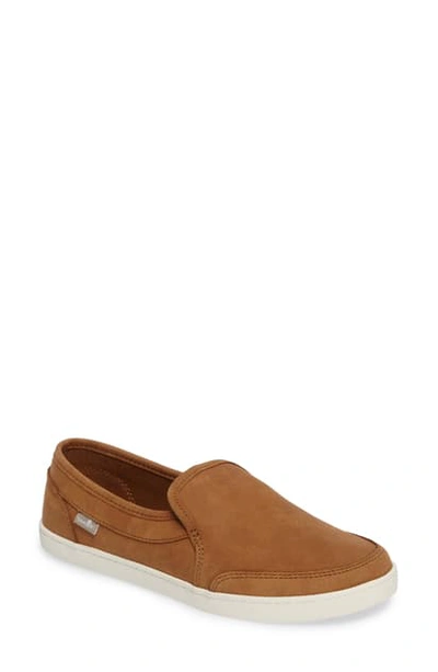 Sanuk 'pair O Dice' Slip On In Tobacco Brown