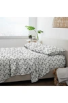 Ienjoy Home The Home Spun Premium Ultra Soft Make A Wish Pattern 4-piece King Bed Sheet Set In Light Gray
