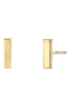 Bony Levy 14k Gold Bar Stud Earrings In Yellow Gold