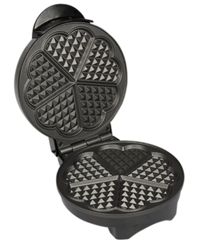 Cucinapro Classic Round Heart Waffle Maker In Silver