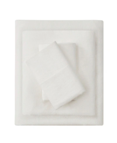 Beautyrest Extra Deep Pocket Cotton Flannel 4-pc. Sheet Set, Queen In Ivory Solid