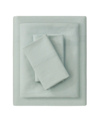 Beautyrest Extra Deep Pocket Cotton Flannel 4-pc. Sheet Set, California King In Seafoam Solid