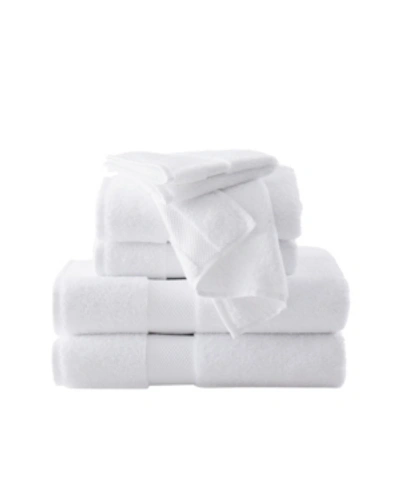 Brooklyn Loom Solid Turkish Cotton 6-pc. Bath Towel Set In White