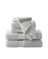 Brooklyn Loom Solid Turkish Cotton 6-pc. Bath Towel Set In Gray