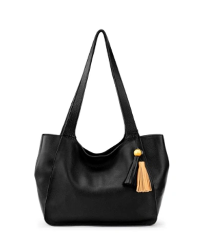 The Sak Huntley Leather Tote In Black