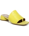 Franco Sarto Loran Slide Sandals Women's Shoes In Limeade