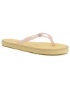 Juicy Couture Women's Sparks Flat Thong Sandals Women's Shoes In Yq-pstl Yellow/pink