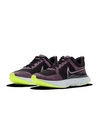 Nike Women's React Infinity Run Flyknit 2 Running Sneakers From Finish Line In Violet Dust, Black, Cyber
