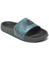 New Balance Men's 200 Slide Sandals From Finish Line In Green
