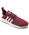 Adidas Originals Adidas Men's Nmd R1 Casual Sneakers From Finish Line In Collegiate Burgundy, White