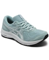 Asics Women's Gel-contend 7 Running Sneakers From Finish Line In Aqua Angel/white