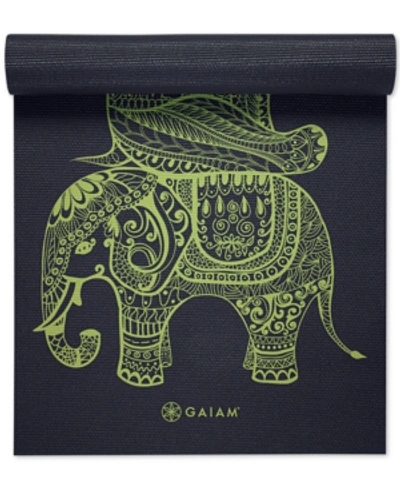Gaiam Elephant 6mm Yoga Mat In Tribal Wisdom