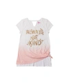EPIC THREADS BIG GIRLS SHORT SLEEVE KNOT FRONT TEXT TEE