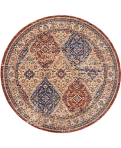 Nourison Lagos Lag05 Multi 5' Round Rug