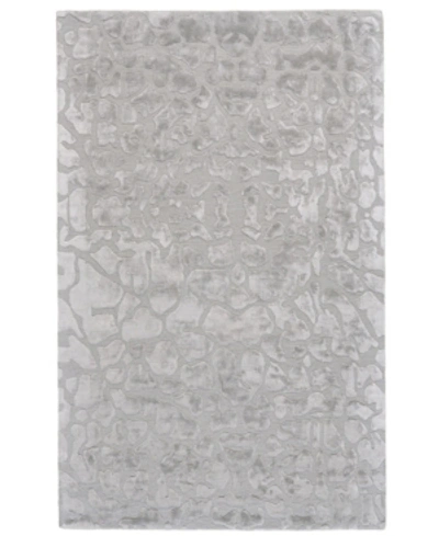 Simply Woven Mali R8629 Silver 5' X 8' Area Rug In Alloy