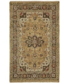 SIMPLY WOVEN LAURA R6112 GOLD 5'6" X 8'6" AREA RUG