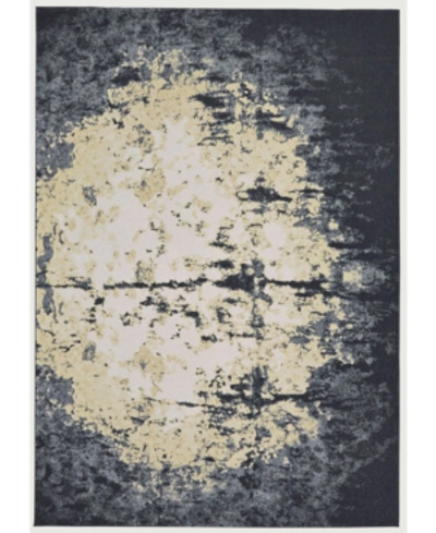 Simply Woven Bleecker R3590 Charcoal 5' X 8' Area Rug