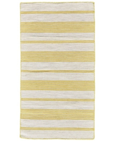 Simply Woven Duprine R0560 Gold 4' X 6' Area Rug