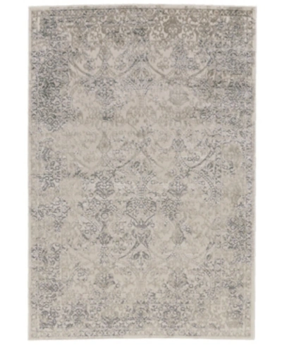 Simply Woven Prasad R3682 Silver 5' X 8' Area Rug In Light Gray