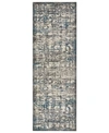 Simply Woven Akhari R3677 Gray 2'10" X 7'10" Runner Rug In Gray