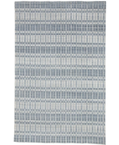 Simply Woven Odell R6385 Blue 5' X 7'6" Area Rug