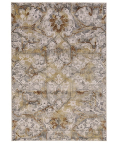Simply Woven Cannes R3685 Gray 1'8" X 2'10" Area Rug