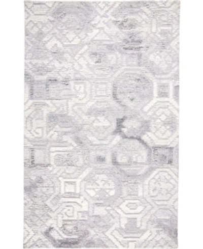 Simply Woven Asher R8772 Gray 2' X 3' Area Rug In Medium Gre