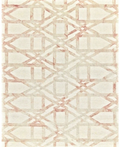 Simply Woven Lorrain R8571 Rose 8' X 11' Area Rug In Blush