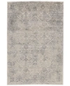 Simply Woven Prasad R3682 Silver 8' X 11' Area Rug In Light Gray