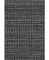 SIMPLY WOVEN GRAMERCY R6326 SLATE 7'9" X 9'9" AREA RUG