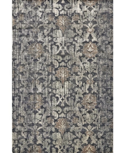 Simply Woven Closeout! Feizy Fiona R3268 5' X 7'6" Area Rug In Granite