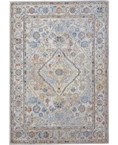 Simply Woven Armant R3905 Ivory 6'7" X 9'6" Area Rug