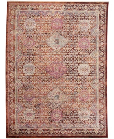 Simply Woven Closeout! Feizy Torina R3878 3'6" X 5'6" Area Rug In Rust
