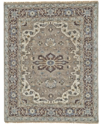 Simply Woven Ustad R6112 Ivory 5'6" X 8'6" Area Rug