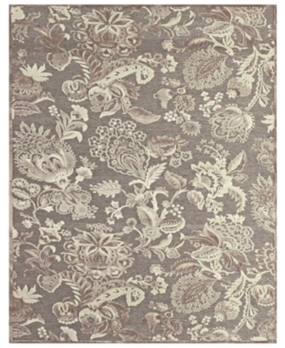 Simply Woven Closeout! Feizy Saphir Zam R3112 5'3" X 7'6" Area Rug In Pewter