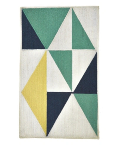 Simply Woven Closeout! Feizy Clare R0526 8' X 11' Area Rug In Sea Green