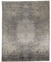 Simply Woven Sarrant R3964 Brown 4' X 5'3" Area Rug In Stone