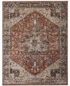 SIMPLY WOVEN CAPRIO R3960 RUST 2' X 3'4" AREA RUG