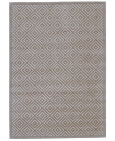 Simply Woven Melina R3399 Beige 5' X 8' Area Rug In Birch